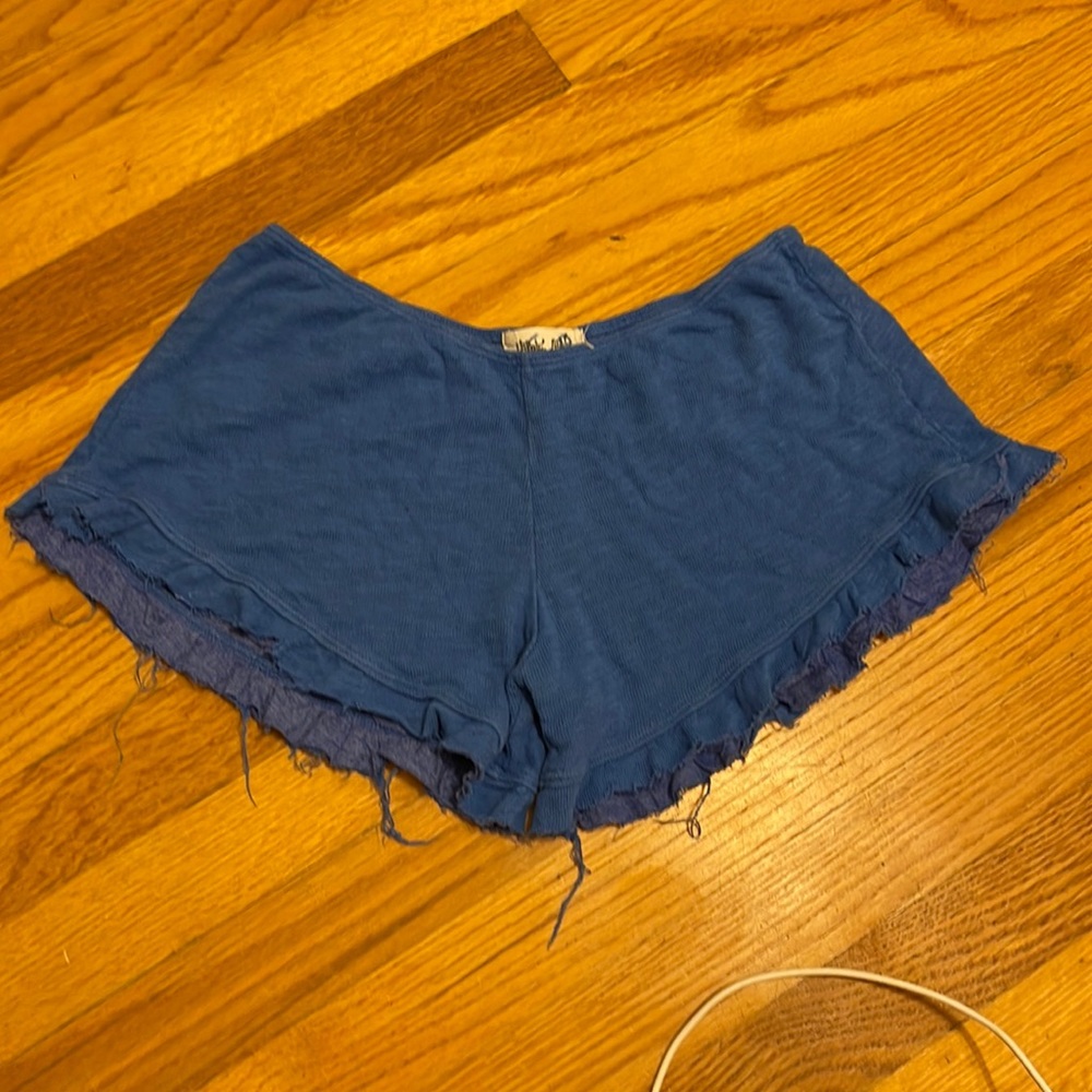 Blue comfy shorts size small